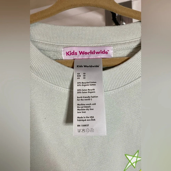 NWOT Kids Worldwide Orbit Crewneck Sweatshirt Size 10 - Picture 5 of 7